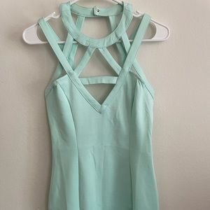 Tobi Stencil Me In Dress Mint